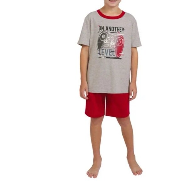 Lands' End Youth 3-piece Boys Pajama Set/Tee, Shorts & Pants. Size M-10/12. NWT - Picture 3 of 8